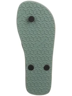 Zehentrenner in Mint/ Schwarz