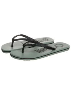 Zehentrenner in Mint/ Schwarz