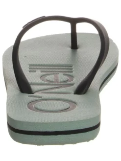 Zehentrenner in Mint/ Schwarz