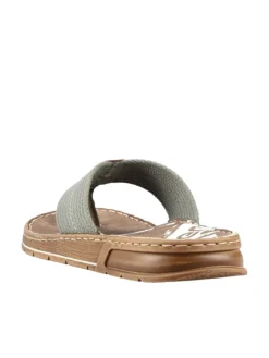 Zehentrenner in olive/mandel/moor