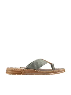 Zehentrenner in olive/mandel/moor