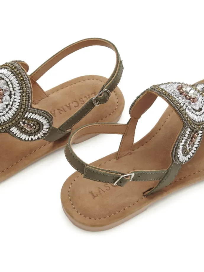 Zehentrenner in olivgrün