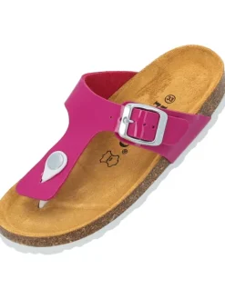 Zehentrenner in pink lack