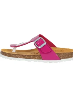 Zehentrenner in pink lack