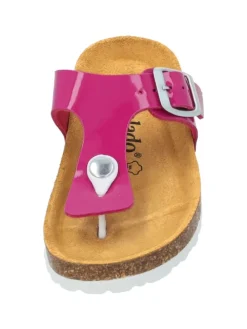 Zehentrenner in pink lack