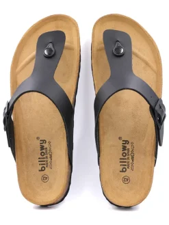 Zehentrenner in Schwarz