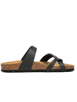 Zehentrenner in Schwarz