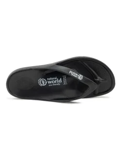 Zehentrenner in Schwarz