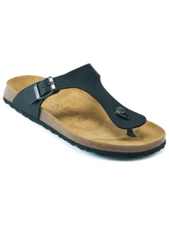 Zehentrenner in Schwarz