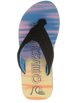 Zehentrenner in Schwarz/ Bunt