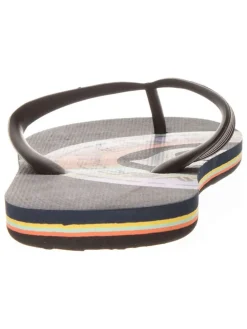 Zehentrenner in Schwarz/ Dunkelblau