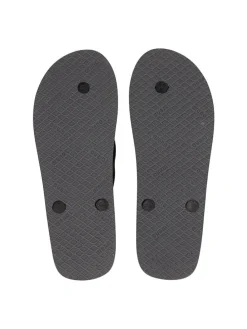 Zehentrenner in Schwarz/ Weiß