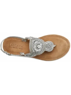 Zehentrenner in silberfarben