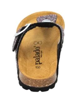 Zehentrenner in violett glitter