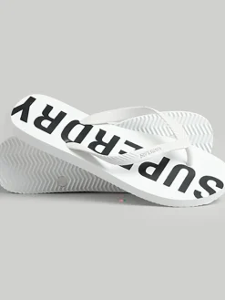 Zehentrenner in Weiß