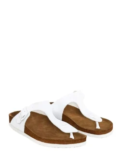 Zehentrenner in Weiß