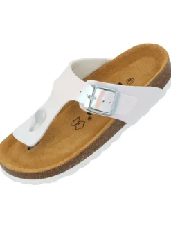 Zehentrenner in Weiß