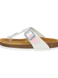 Zehentrenner in Weiß