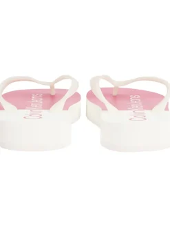 Zehentrenner in Weiß/ Rosa