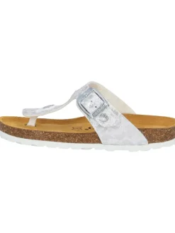 Zehentrenner in weiss/silber 70-7158-55-93