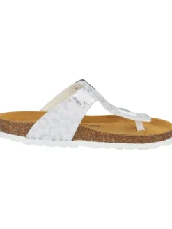 Zehentrenner in weiss/silber 70-7158-55-93