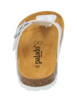 Zehentrenner in weiss/silber 70-7158-55-93