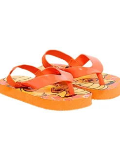 Zehentrenner mit Riemchen König der Löwen in Orange