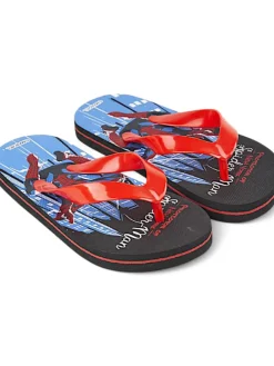 Zehentrenner Spider-Man in Schwarz