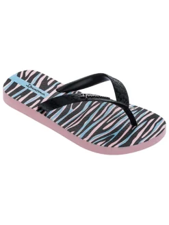 Zehentrenner "Temas IX" in Pink/ Schwarz/ Hellblau